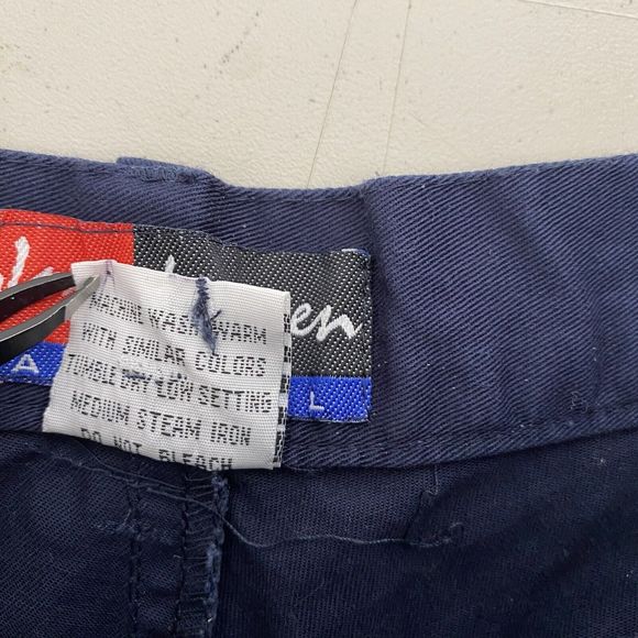 Jon Lauren Mens Shorts 38 x 12 Blue Cargo Hiking Golf Distressed Utility Pockets - Picture 9 of 11